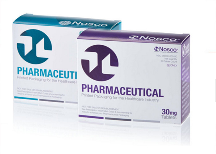 Customized Glossy Pharmaceutical Packaging Box Case For Orals