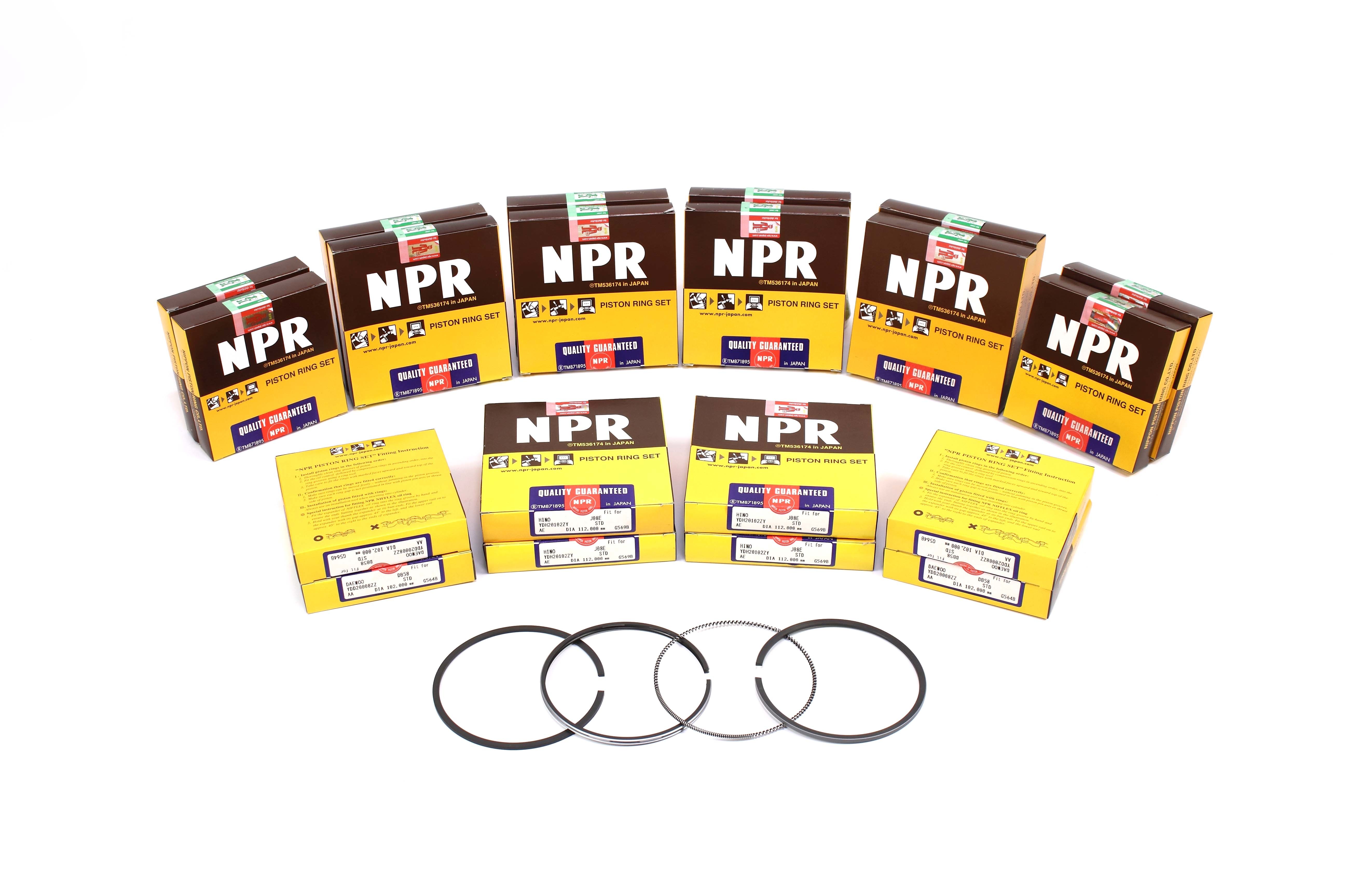 6HK1 DB58 4JB1 NPR Excavator Engine Piston Ring Set