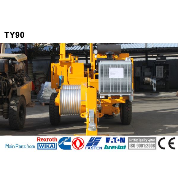 China Overhead Line Stringing Equipment 9T Hydraulic Electrical Pull String factory