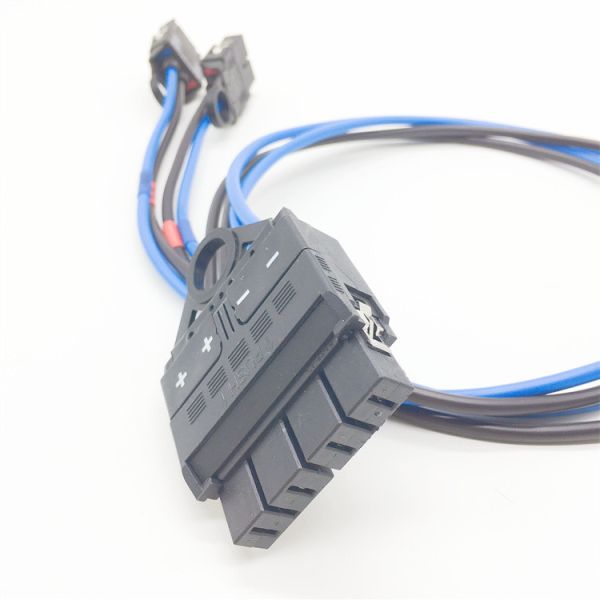 Customized Huawei BBU 5900 power cable according to drawing with HDEPC and EPC4 fast connector