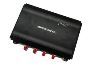 China Four Ports Radio Frequency Identification Reader , UHF Rfid Reader Rs232 on sale