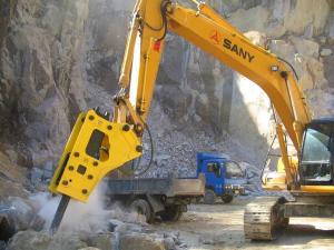 China Hydraulic Hammer For Excavator / Demotion Excavator Hammer CAT320 factory