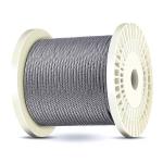 8*19S FC Galvanized Steel Wire Cable for Carbon Steel Rope Efficiency