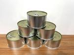 Large Size Food Tin Can With Metal Tinplate Material Easy Open Lids