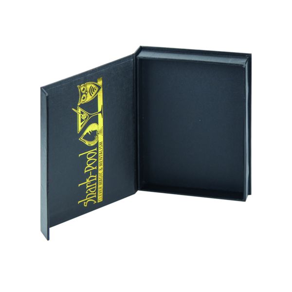 Eco Friendly Custom Printed Logo Gold Hot Stamping Package Black Gift Box With Magnetic Lid
