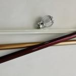 22 Inch Single Track Ceiling Mount Galvanized Pipe Curtain Rod