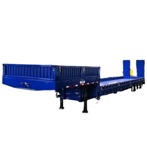 China XM Group 4 Axle 50 60 Ton Gooseneck Lowbed Semi Trailer Lowboy Truck Trailer For Tanzania And Kenya factory