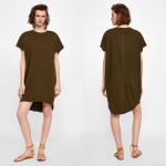 Fashion Women Summer Cotton T-shirt Dress