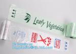 100%BiodegradablePrinting fruit fresh food flat plastic produce bag on roll