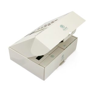 Tuck Top Corrugated Shipping Boxes Recycle White Matt Lamination