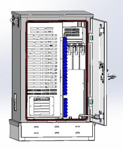 China 432 Core Street Pre-Assigned Fiber Distribution Cabinet factory