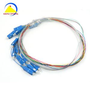 China 1310nm 1510nm SC UPC 12 Fiber 900um Optic Fiber Pigtail factory