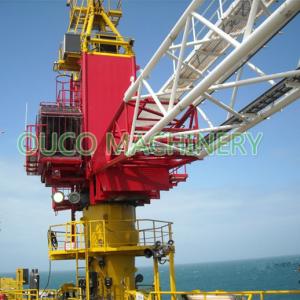 China Steel 80t Lattice Boom Offshore Pedestal Crane factory