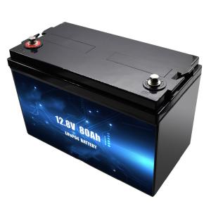 China LFP Lithium Iron Phosphate Battery Pack 12.8V 12V 80Ah Rechargebale factory