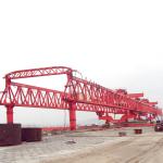 100 Ton Beam Launcher Machine Double Truss Bridge Erection