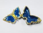 Alloy butterfly trinket box metal Small Jewelry Boxes