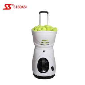 China Intelligent AC 110V Automatic Tennis Ball Shooter With REACH Approval factory