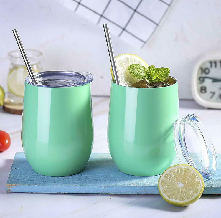 98x77mm 304 Inner Wall 7 Ounce Insulated Stemless Tumbler