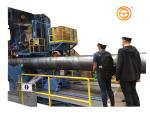 Oil Delivery Spiral Welded Pipe Mill Producing Machine 1 Year Warranty