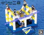 Family Inflatable Water Games , Lake Inflatable Ladder / Runway