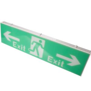 China 220V LED Battery Power Emergency Exit Sign With 3 Years Warranty factory