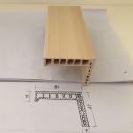 Recyclable Internal Door Architrave , WPC UPVC Door Architrave