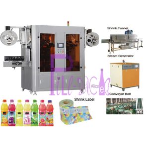 Automatic Double Head PET Bottle Labeling Machine For Both Body Labels