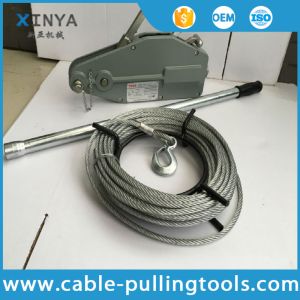 Manual Cable Pulling Tools Hand Wire Rope Winch Wire Rope Tirfor 3.2 Ton