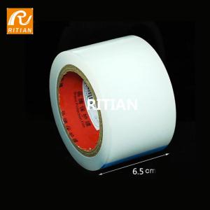 China Phone Glass Sticky PE Protective Film Remove Dust Plastic Tape Clear Color factory