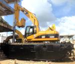 21115 KG Operating Weight Used Caterpillar Cat 320C Amphibious Excavator at
