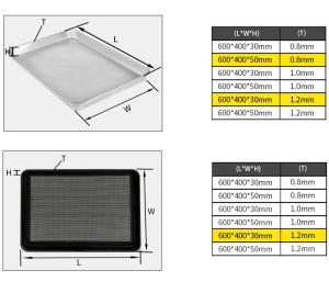 China Aluminium Baking Tray With Customizable Logo commercial baking sheets factory