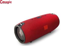 China leather fabric cloth Bluetooth speakers with FM radio/best loud Bluetooth speaker factory