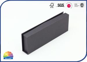 China Black Printing Custom Shape Cardboard Paper Box Hinge Lid Box factory