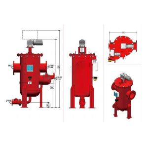 China Reliable Automatic Self Cleaning Filter with Stainless Steel Mesh 0-120°C on sale