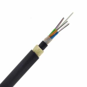 China Multimode 24 Core Aramid Yarn ADSS Fiber Cable 200-1000m HDPE factory