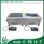 2015 home appliances double induction cooktop