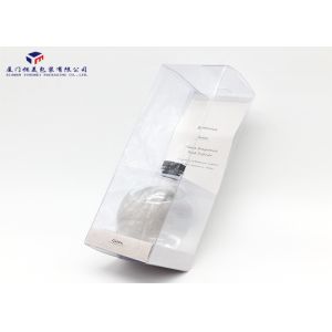 China Reusable 0.28mm Foldable Plastic Box , Clear Pvc Boxes For Home Fragrance on sale