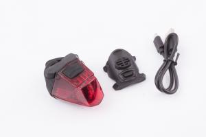 China Bike Red Light With Flash Mode And Rubber Strap Mounting factory