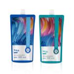 450ml Black Permanent Hair Color Cream Customized Logo