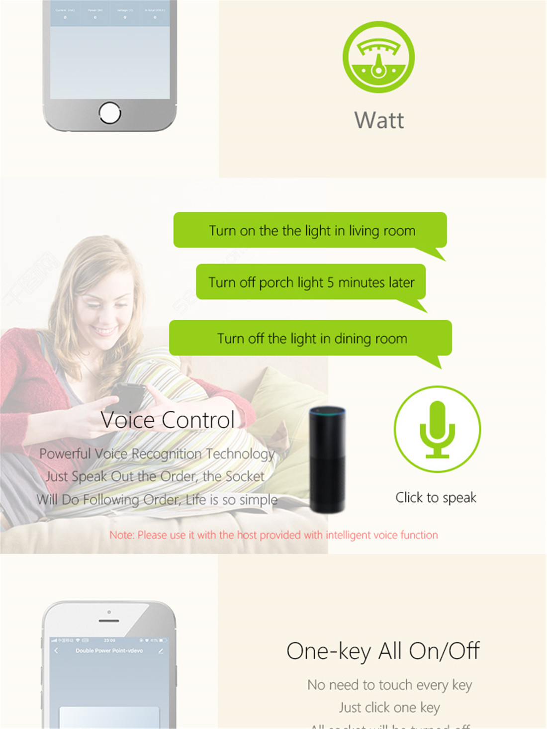 Australia Zigbee Power Point Wall Socket