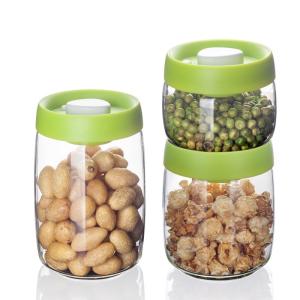 China Watertight Compressed Air Glass Storage Jars Manually Pressed factory