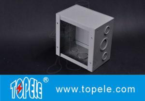 China Steel Conduit Square Outdoor Electrical Junction Box Metal Weatherproof Enclosure Box factory