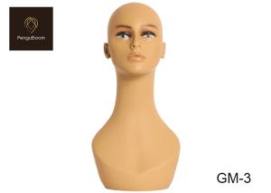 China Gm-3 Stylish Life Size Mannequin Head Without Hair Elegant And Generous Can Wear Earring factory