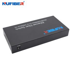 China 2 RJ45 Port 4 Sfp Port Switch Media Converter Support 5-16V Voltage Input factory