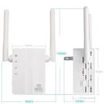 10 / 100M Interface 2.4G 300Mbps Wifi Router Repeater