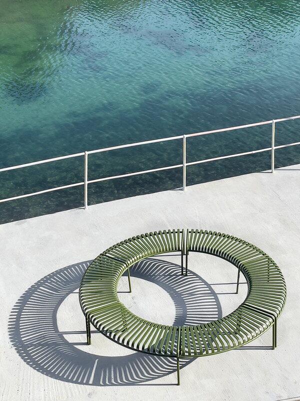 Y Mail Packing Minimalist Garden Set Outdoor Furniture Park Bench Patio Steel Bench