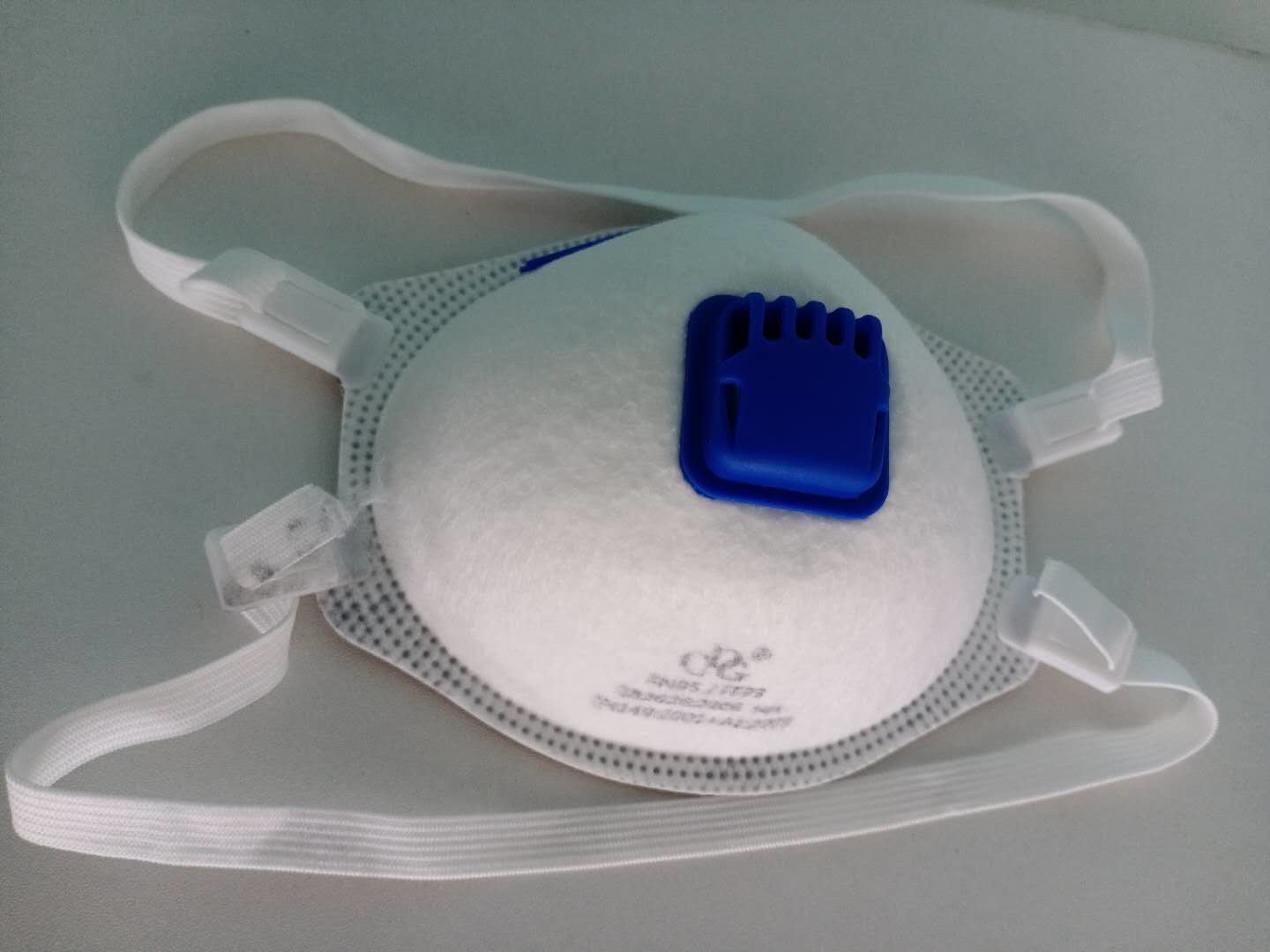 Factory Exhalation Valve Cup Shape Adult FFP3 Disposable Mask