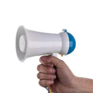 China Best Seller 5W Little Plastic Toy Megaphone with Music Music Feature and NO Apt-x Support factory