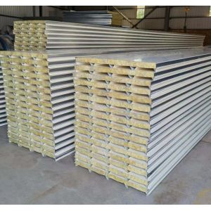 Mechanism Purification Color Steel Insulation Rock Wool Sandwich Board