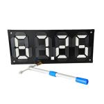 IP65 Water Resistant Digital 7 Segment Display Board Magnetic Flip Fuel Price